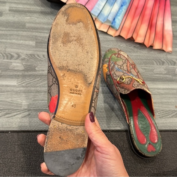 Gucci bird and butterfly print Princeton mule slide - Picture 9 of 9